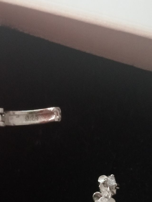 Pendientes de Plata pequeños con flores