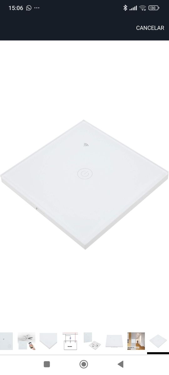 Interruptor Luz Smart LIFE Wifi/BT