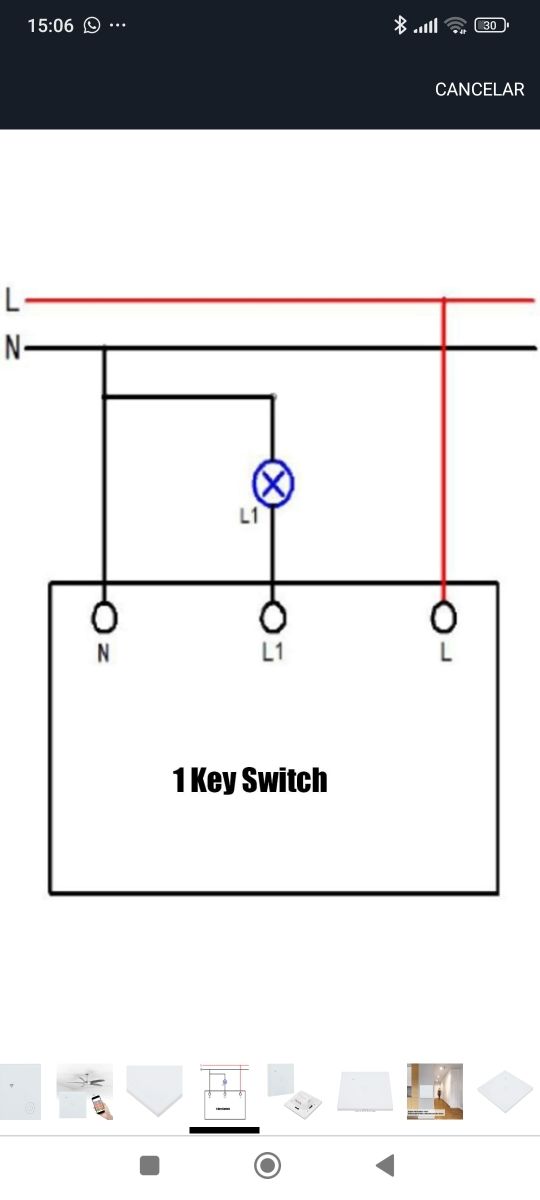 Interruptor Luz Smart LIFE Wifi/BT