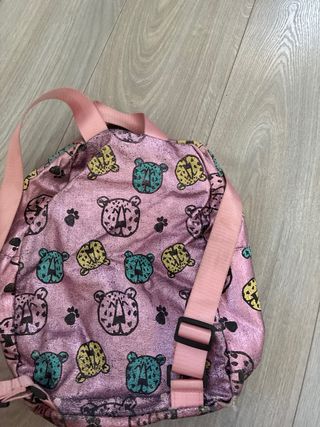 Mochila Infantil Leopardo Rosa
