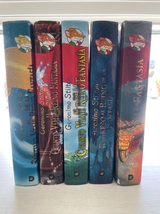 Geronimo Stilton reino de la fantasía 1,2,4,5 y 7 