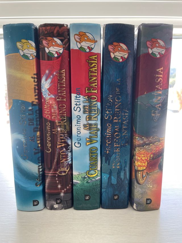 Geronimo Stilton reino de la fantasía 1,2,4,5 y 7