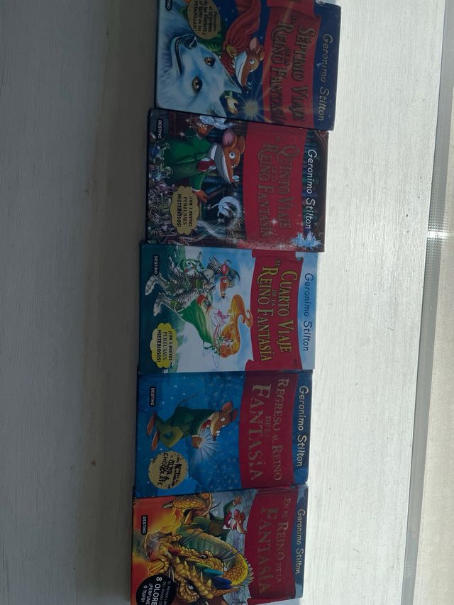 Geronimo Stilton reino de la fantasía 1,2,4,5 y 7