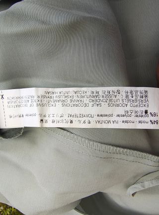 USADO-Top gris claro con volante Talla S-859