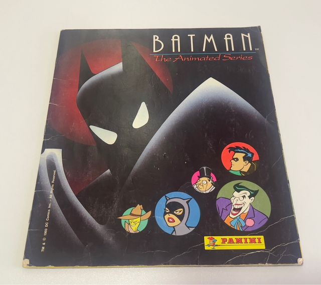 Álbum de cromos de Batman the animated series.