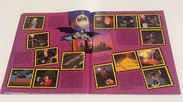 Álbum de cromos de Batman the animated series.