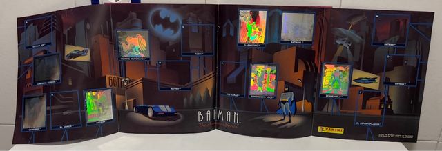 Álbum de cromos de Batman the animated series.