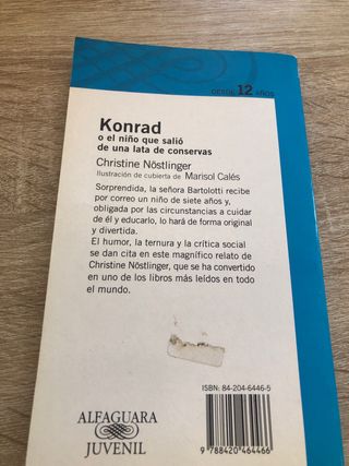 KONRAD o el niño que salió de una lata de conserv