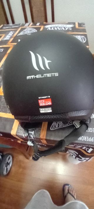 Casco moto MT Helmets Negro Mate