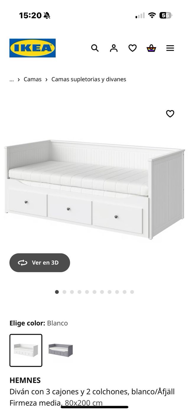 Colchón Ikea - Cama diván