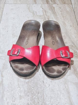 Sandalias rojas mujer talla 37