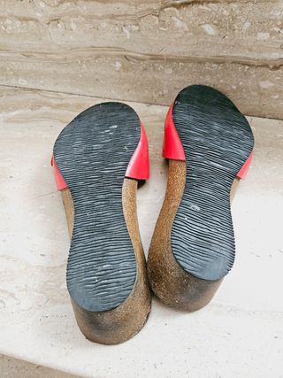 Sandalias rojas mujer talla 37