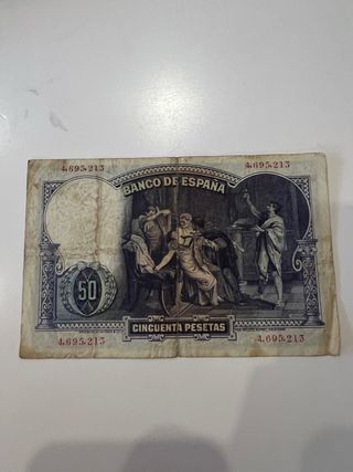 Billete 50 Pesetas 1931