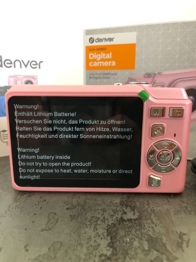 Fotocamera Denver - Rosa