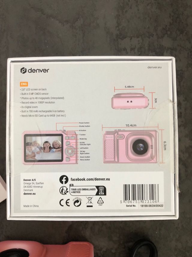 Fotocamera Denver - Rosa