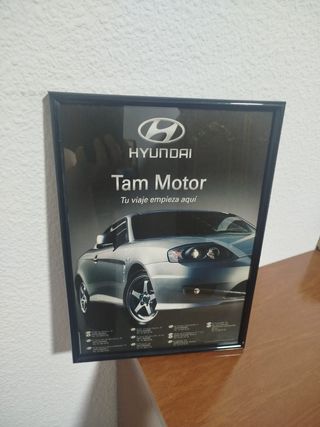Cuadro Hyundai Tam Motor publicidad original