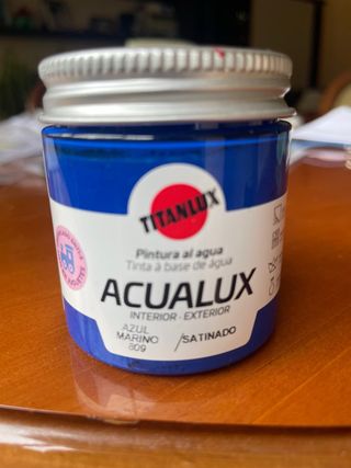Pintura Acualux Azul Marino Satinado