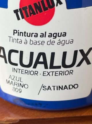 Pintura Acualux Azul Marino Satinado