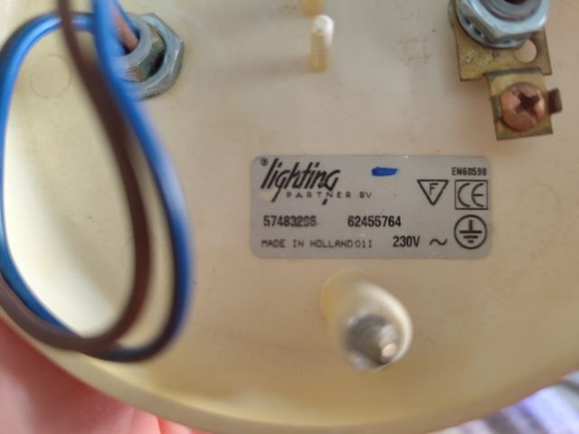 Lampara curva 4 luces