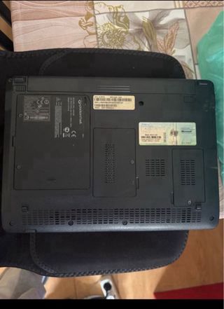 Portátil Packard Bell negro (piezas)
