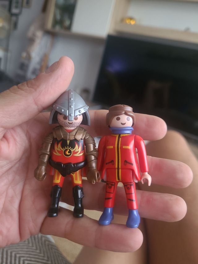 2 Playmobil: Caballero y circo