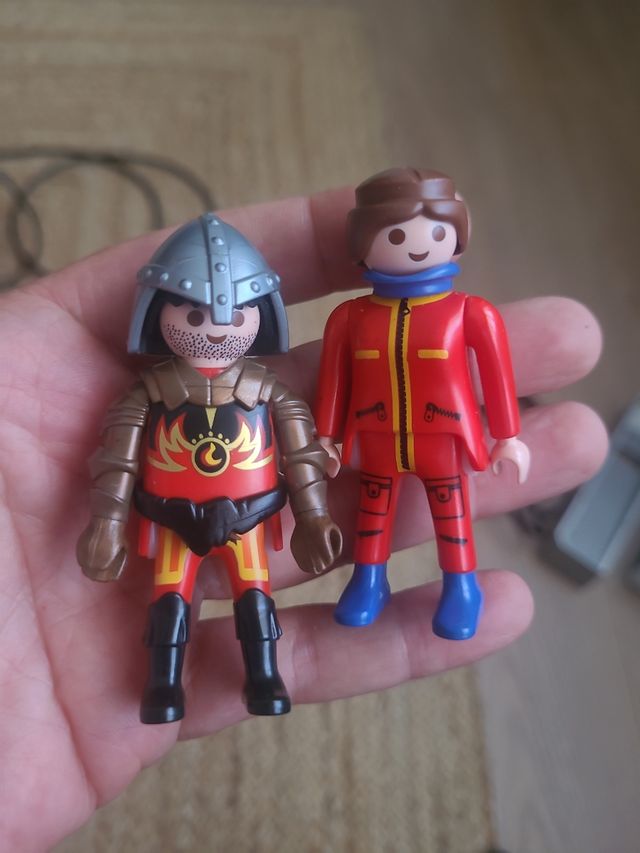 2 Playmobil: Caballero y circo