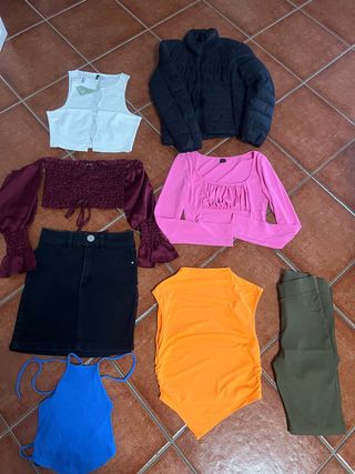 Lote ropa mujer talla S + chaqueta de regalo 