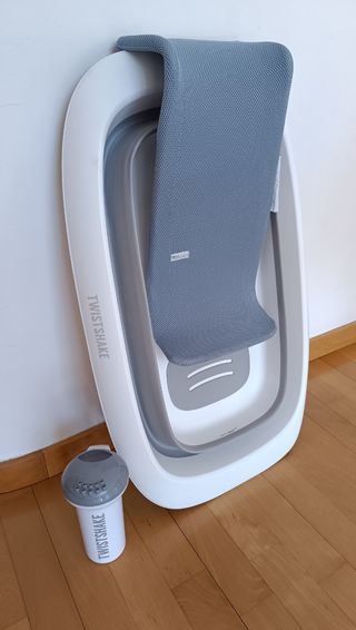 Bañera Bebé Plegable + hamaca Beaba