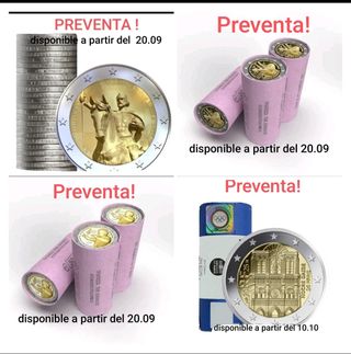 6 Rollos Monedas 2€  - reserva Sandra !!!