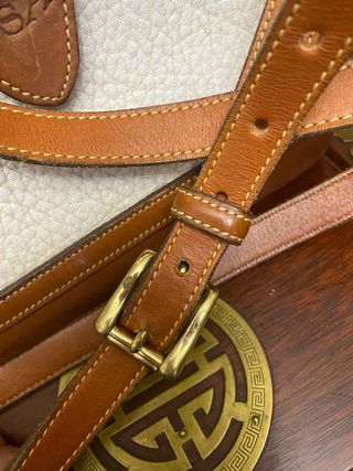 Bolso Dooney & Bourke piel blanco y marrón