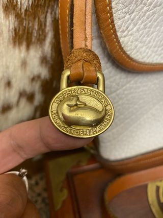 Bolso Dooney & Bourke piel blanco y marrón