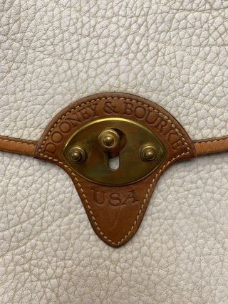 Bolso Dooney & Bourke piel blanco y marrón