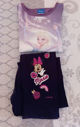 Lote Niña Disney: Camiseta+Leggings