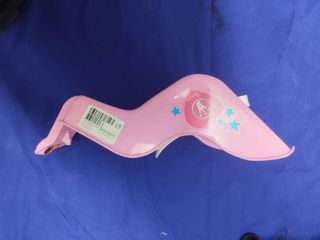 Bicicleta niña BTWIN 16" blanca y rosa