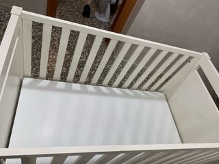 Cuna bebé blanca 