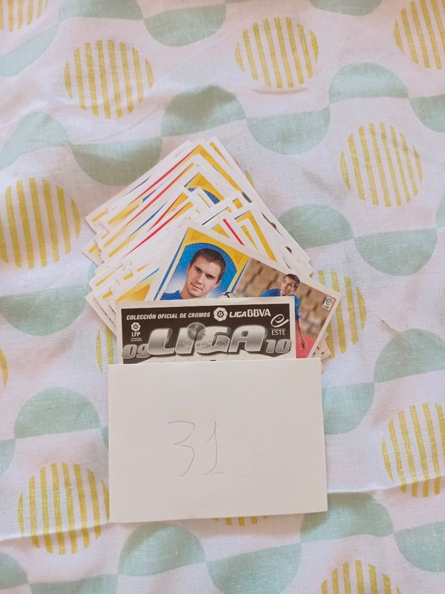 Cromos Liga 09-10: 31 cromos