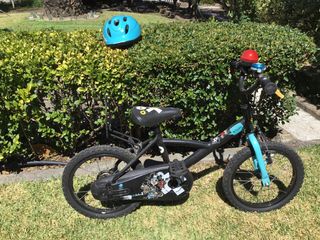 Bicicleta niño 16" negra