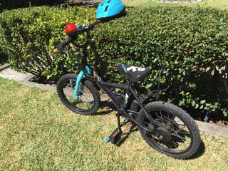 Bicicleta niño 16" negra