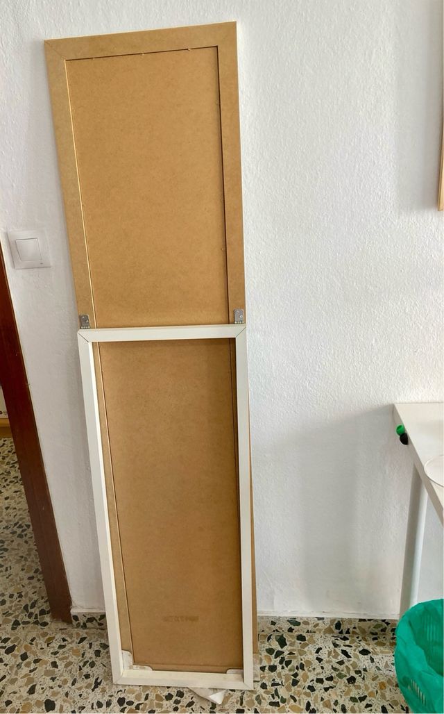 Espejo blanco de cuerpo entero - 37.5x158cm