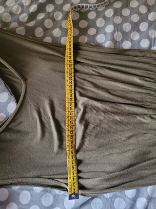 Vestito lungo verde oliva Tezenis