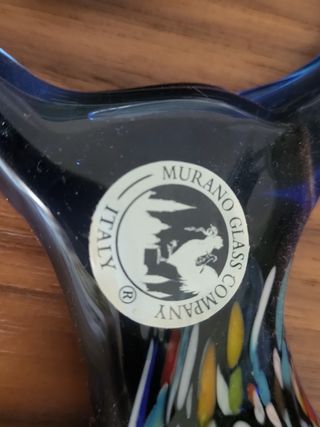 Caballo Murano vidrio multicolor