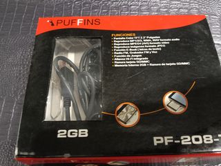 Reproductor MP3 PUFFINS PF-208-T 2GB