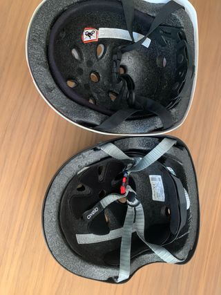 2 Cascos de niño: bici, skate, patinete. 