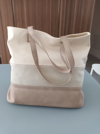 Borsa tote Kiabi beige