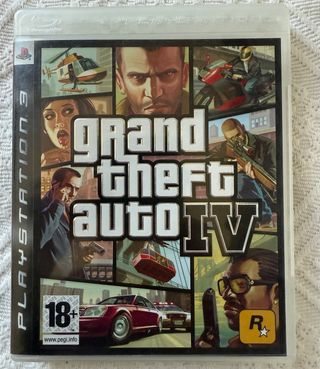 4 juegos Call of Duty y gta iv ps3