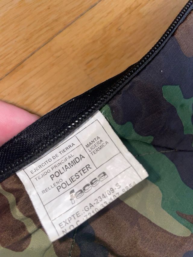 Manta americana camuflaje Woodland