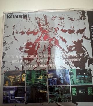 JUEGO PS1 METAL GEAR SOLID PAL ESPAÑA 🇪🇸 COMPLETO 