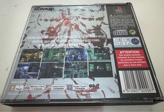 JUEGO PS1 METAL GEAR SOLID PAL ESPAÑA 🇪🇸 COMPLETO 