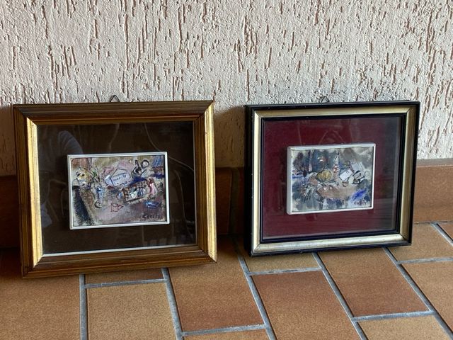 Dipinti olio su tela, 2 pezzi