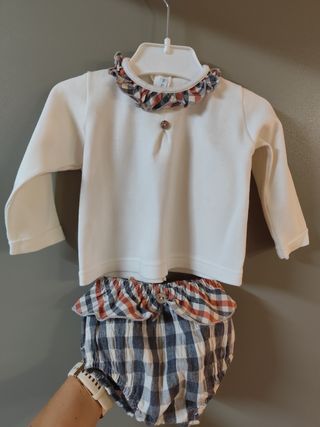 Conjunto bebé Calamaro 6 meses